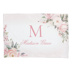 Monogram Name Personalized Custom Pillowcase