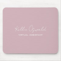 Monogram Name Virtual Assistant White Rose Pink