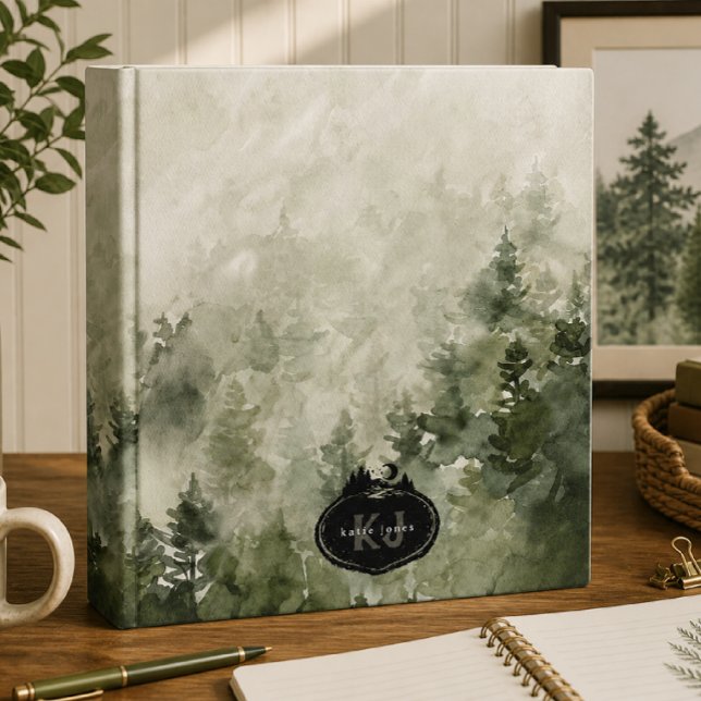 Monogram Nature Stamp | Custom Name Binder (Creator Uploaded)