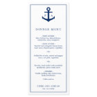 Monogram Navy Blue Anchor Nautical Wedding