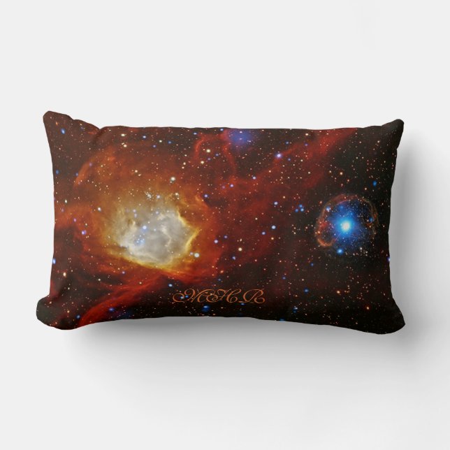 Monogram Nebula N90 and Pulsar SXP1062 Lumbar Pillow (Front)