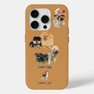 Monogram Neutral | Modern Minimalist Stylish iPhone 15 Pro Case