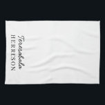 Monogram Neutral Modern Minimalist Stylish Kitchen Towel<br><div class="desc">Add a chic, minimalist touch to your kitchen with this neutral monogram design. Modern and stylish, it’s perfect for personalizing with your initials or name. Ideal for home chefs, gifts, or anyone who loves sleek and elegant kitchen décor, this design combines simplicity with sophistication.</div>