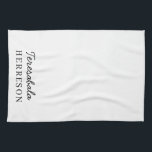 Monogram Neutral Modern Minimalist Stylish Kitchen Towel<br><div class="desc">Add a chic,  minimalist touch to your kitchen with this neutral monogram design. Modern and stylish,  it’s perfect for personalizing with your initials or name. Ideal for home chefs,  gifts,  or anyone who loves sleek and elegant kitchen décor,  this design combines simplicity with sophistication.</div>