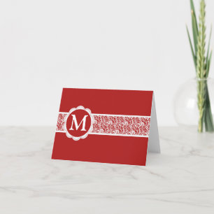 Monogram Note Card