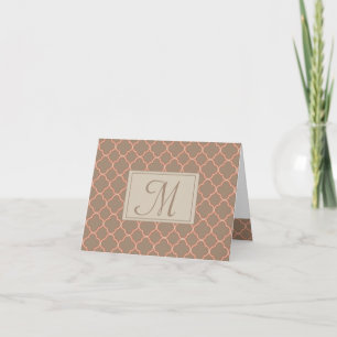 Monogram Notecard