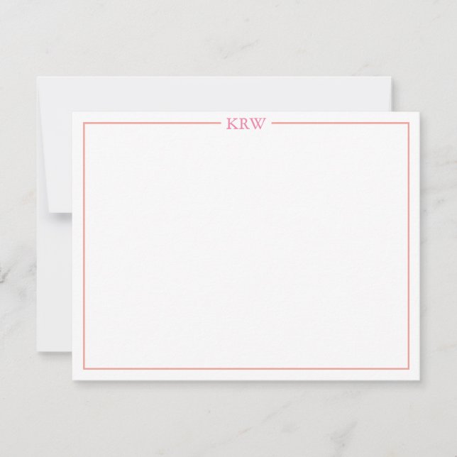 Monogram Notecards (Front)