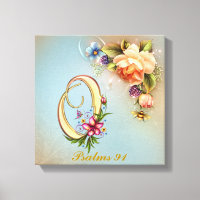 Monogram O Premium Wrapped Canvas (Gloss)