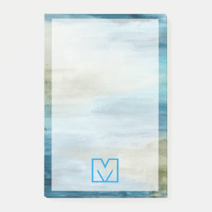 Monogram   Ocean Flow II Post-it Notes