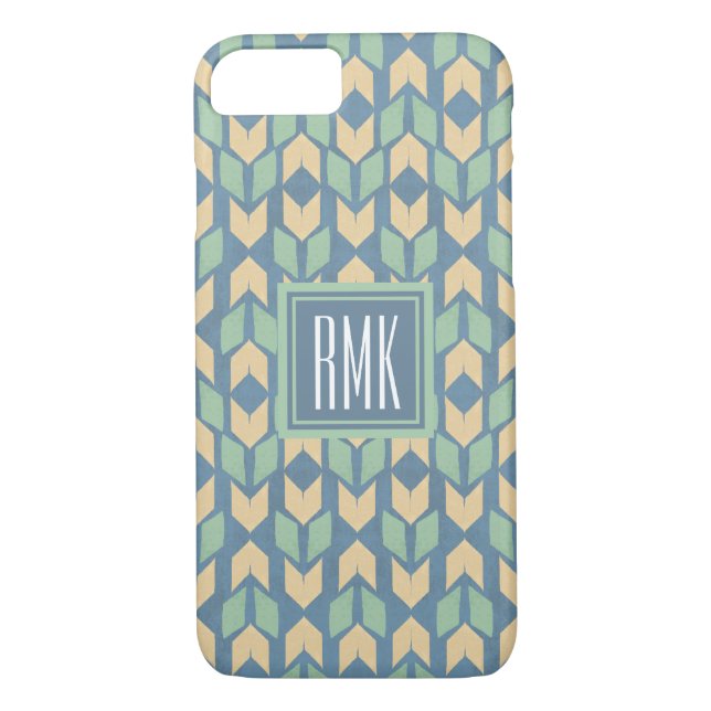 Monogram | Outdoor Geo Step | Geometric Arrow Patt Case-Mate iPhone Case (Back)