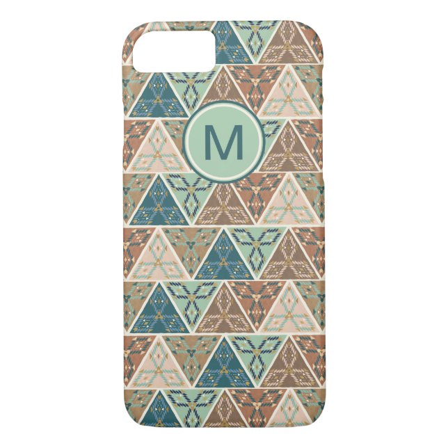 Monogram | Outdoor Geo Step | Geometric Pattern Case-Mate iPhone Case (Back)