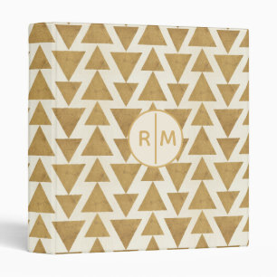 Monogram   Outdoor Geo Step   Gold Geometric Patte Binder