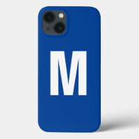 Monogram Own Name Initial Modern Plain Minimalist