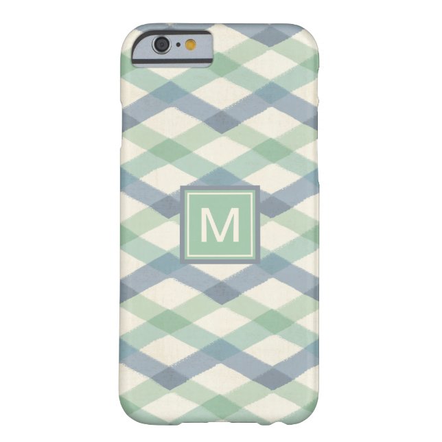 Monogram | Pastel Geometric Pattern Case-Mate iPhone Case (Back)