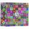 Monogram Patchwork Quilt Geometric Shapes