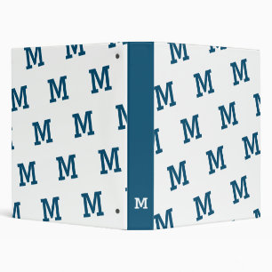 Monogram Patterned  Binder