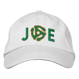 Monogram Personalize 45 spacer DJ embroidered cap