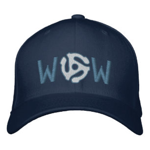 Monogram Personalize 45 spacer DJ embroidered cap