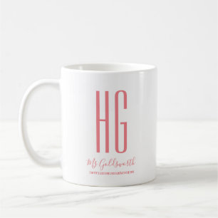 Monogram Personalized Coffee Mug