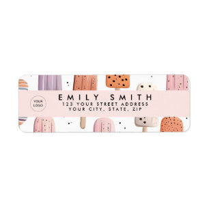 Monogram Personalized Cute Popsicle Pattern