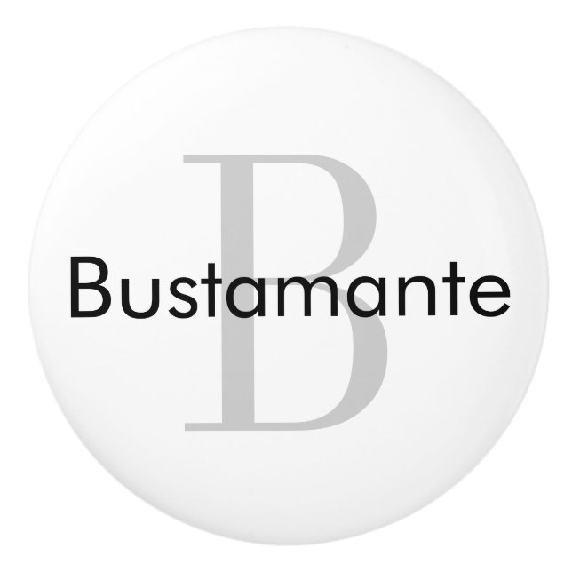 Monogram Personalized Drawer Knob (Front)