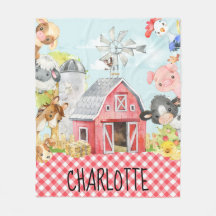 Monogram Personalized Farm Barnyard Animals