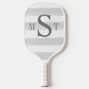 Monogram Personalized Grey Pickleball Paddle