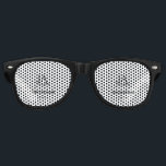 Monogram personalized groomsman best man name date retro sunglasses<br><div class="desc">design</div>