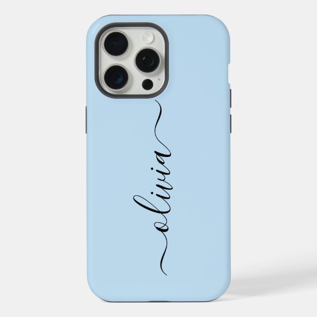 Monogram Personalized iPhone Case (Back)