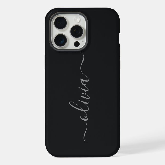 Monogram Personalized iPhone Case (Back)