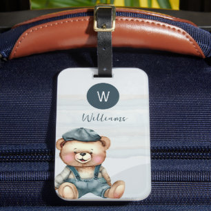 Monogram Personalized Luggage Tag