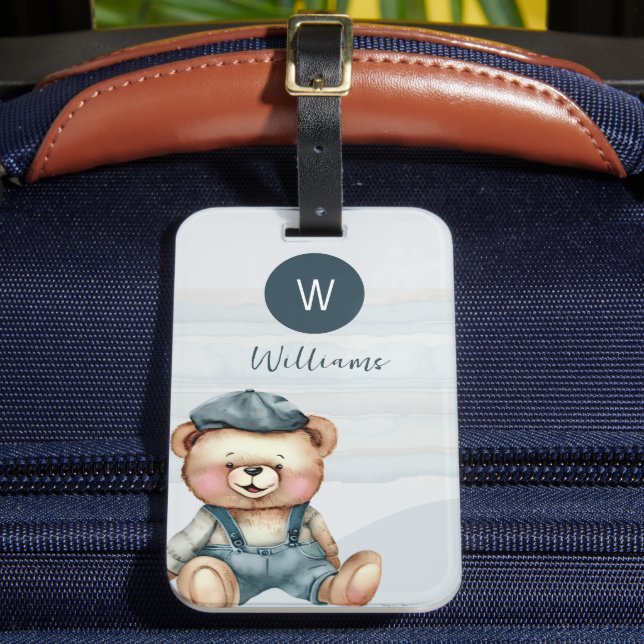 Monogram Personalized Luggage Tag (Front Insitu 2)