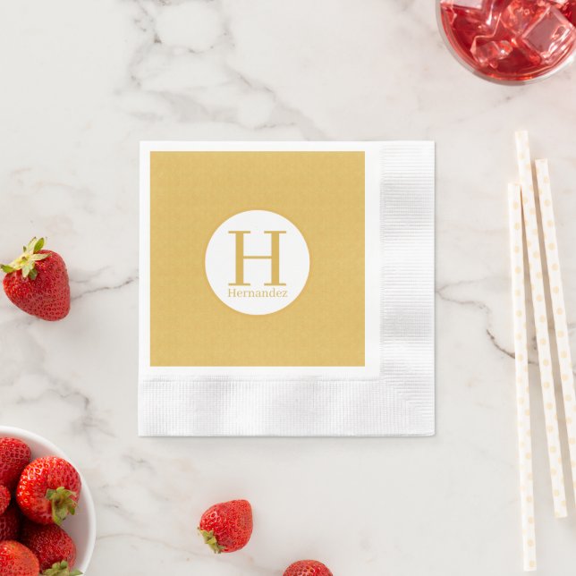 Monogram Personalized Napkin (Insitu)