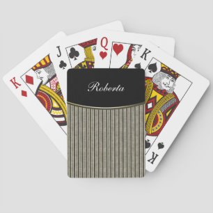 Monogram Personalized Playing Cards