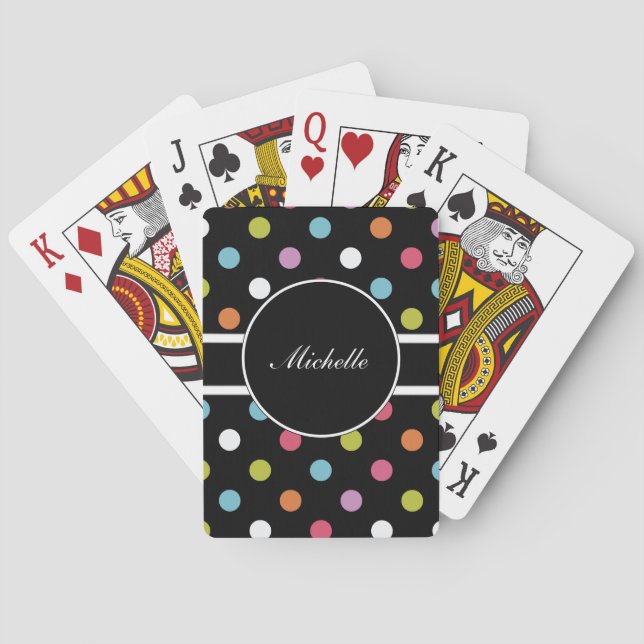 Monogram Personalized Playing Cards (Back)