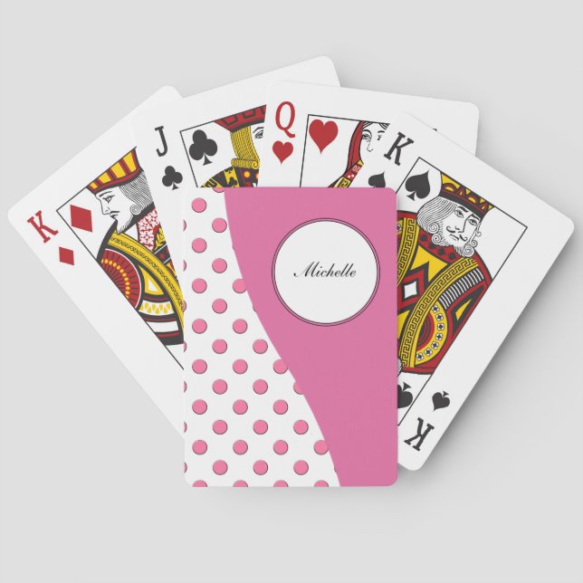 Monogram Personalized Playing Cards (Back)