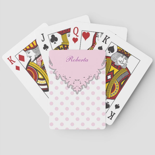 Monogram Personalized Playing Cards (Back)