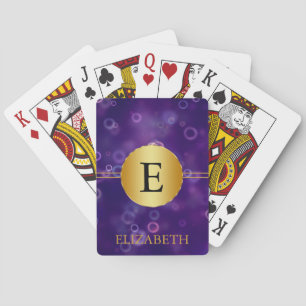 Monogram Personalized Playing Cards