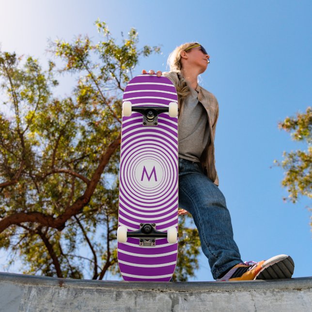 Monogram Personalized Skateboard Your Colour Lette (Outdoor 1)