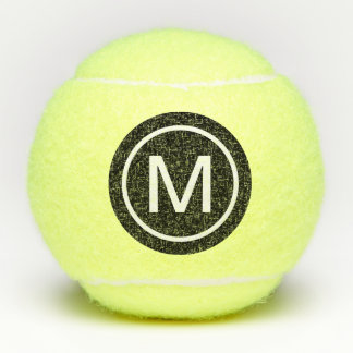 monogram personalized tennis balls