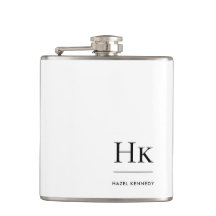 Monogram Personalized White Monogrammed