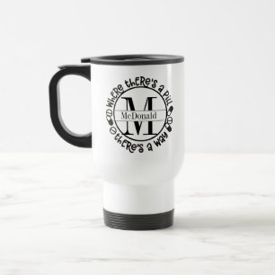 Monogram Pharmacist / Technician Travel Mug