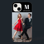 Monogram Photo Modern Personalized Name  Case-Mate iPhone 14 Case<br><div class="desc">Monogram Photo Modern Personalized Name Case Mate iPhone Case features your favourite photo and is personalized wit h your name and monogram. You can easily personalize your case using Zazzle's easy to use design tool.</div>