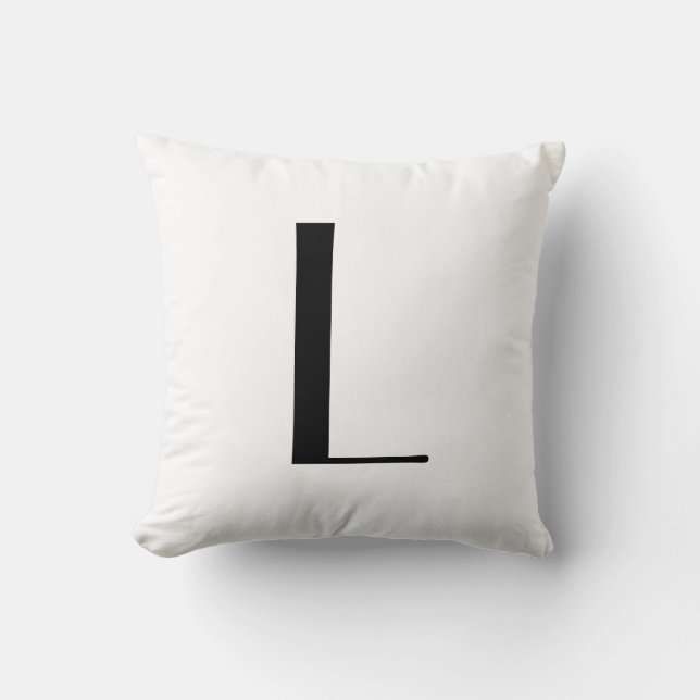 Monogram Pillows Letter L (Front)