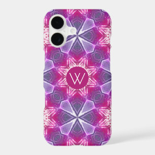 Monogram Pink Boho Pattern
