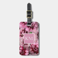 Monogram Pink Carnation January Birthday Flower