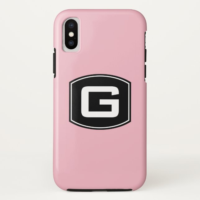 Monogram Pink Case-Mate iPhone Case (Back)