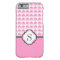 Monogram Pink Elephant Pattern Phone Case