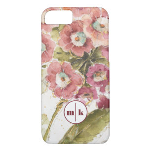 Monogram   Pink Primrose iPhone 8/7 Case