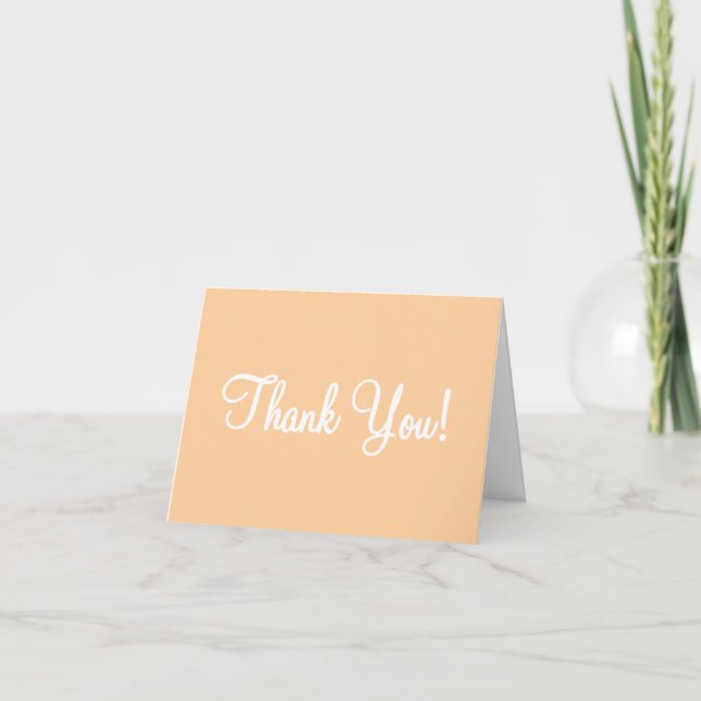 Monogram Pink Sandy Beach Red Heart Thank You Card (Front)